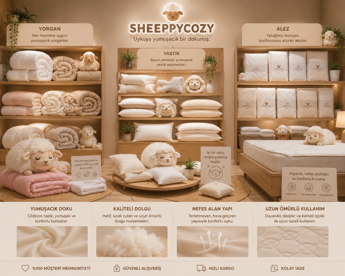 SheeppyCozy'nin Hikayesi, Yün Yatak Tekstili Bakımı ve El Yapımı Ürünlerin Faydaları