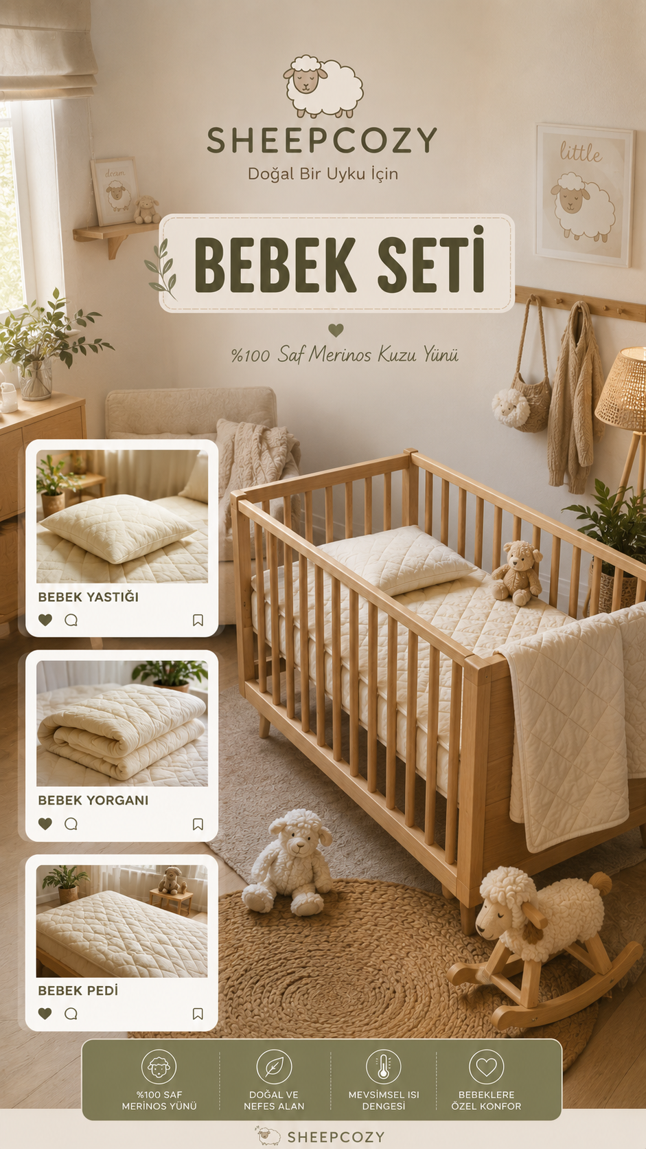 Bebek Yorgan | Bebek Ped | Bebek Yastık – Bebek Seti