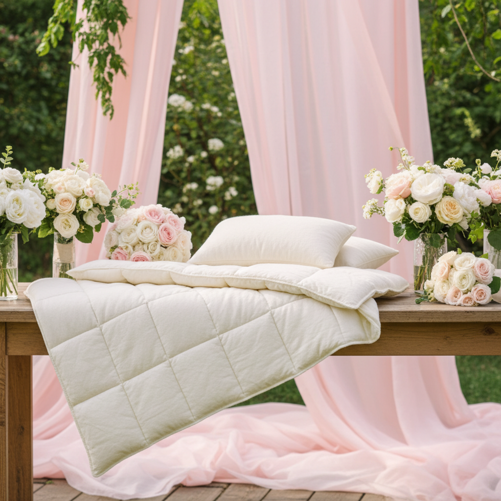 Yün Yorgan + Yastık Set | SheeppyCozy Uyku Sistemi