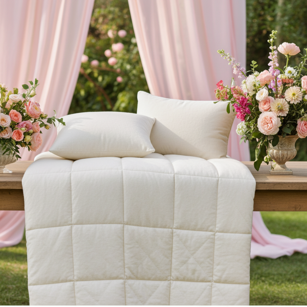 Yün Yorgan + Yastık Set | SheeppyCozy Uyku Sistemi